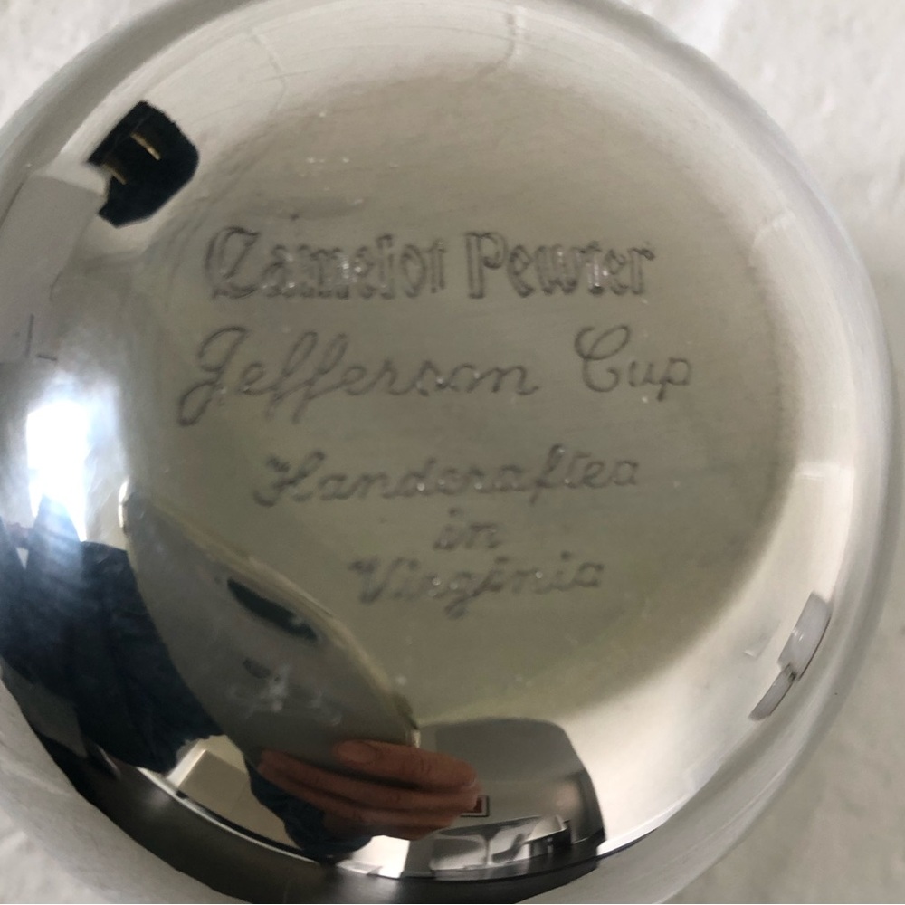 New CAMELOT PEWTER JEFFERSON Cup 8oz - Picture 6 of 9